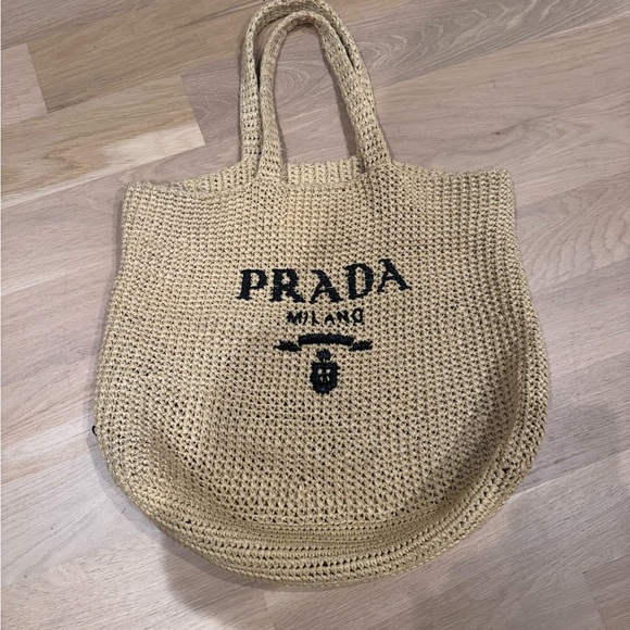 Prada Milano Woven Tote Bag - Picture 4 of 8